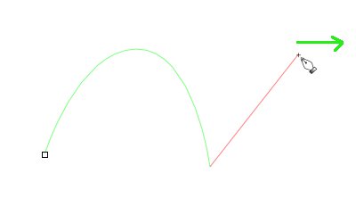 インクスケープのベジェ曲線（パス）の使い方10