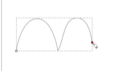インクスケープのベジェ曲線（パス）の使い方12
